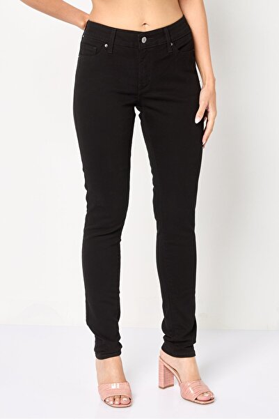 Levi's Women Slim Fit Solid Stretchable Denim, Black