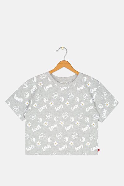 Levi's Kids Girl Short Sleeve Graphic Print T-Shirt, Multicolor