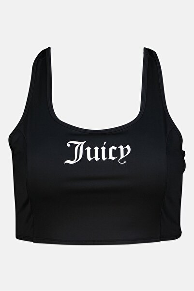 Juicy Couture Women Brand Logo Non Padded Bralette, Black