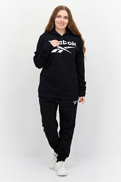 Reebok Women 2 Pcs Sportswear Fit Long Sleeve Tracksuits, Black