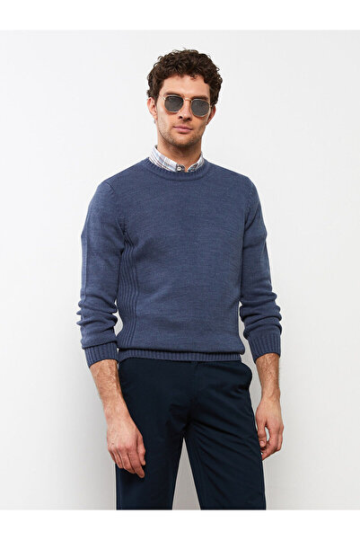 LC Waikiki Pulover pentru bărbați cu mânecă lungă cu guler rotund