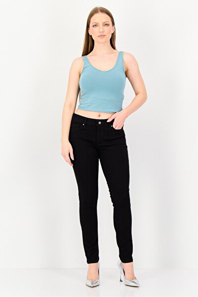 Levi's Women Slim Fit Solid Stretchable Denim, Black