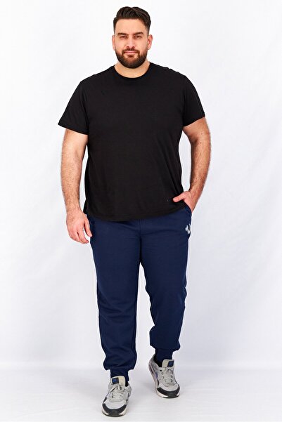 True Religion Men Regular Fit Printed Drawstring Jogger Pants, Navy Blue