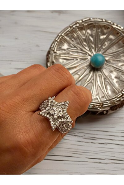 Bo Takı ve Aksesuar Zircon Stone Brand Model Adjustable Ring