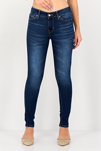 Levi's Women Skinny Fit Washed Stretchable Denim, Blue