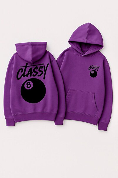 CLASSY.MODA Unisex με κουκούλα oversized με τύπωμα Φούτερ–κουκούλα 8 Τοπ