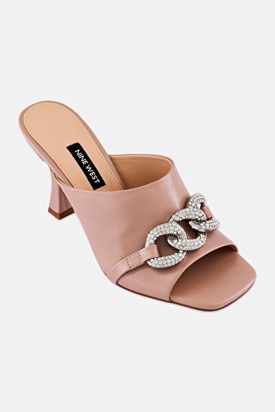 Nine West Women Slip On Sandals, Nude