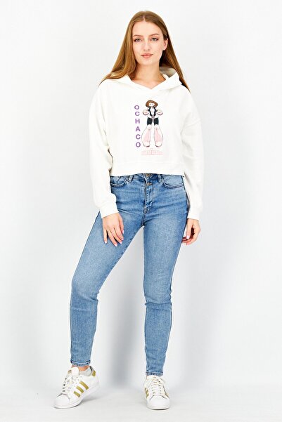 Don't Call Me Jennyfer Women Hoodie Graphic Print Long Sleeves Sweatshirt, White