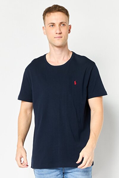 Polo Ralph Lauren Men Crew Neck Short Sleeve Embroidered Logo T-Shirt, Navy
