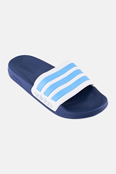 adidas شبشب أديليت رجالي سهل الارتداء للاستحمام، متعدد الألوان