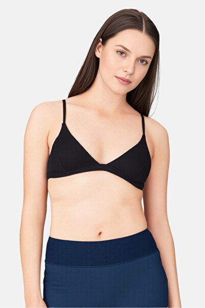 BİLLABONG Women Plain Padded Bikini Top, Black