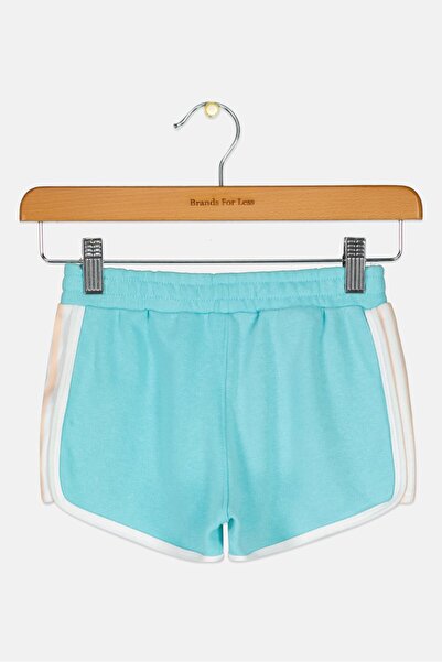 Levi's Kids Girl Brand Logo Knit Shorts, Light Blue