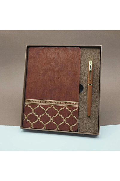 shopwave Teacher's Day Gift Boxed Leather Notebook Pen Set