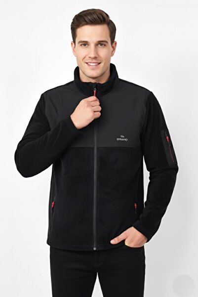 DYNAMO Мъжка флисова яке с цип и джобове, голям размер 6545 BGL-ST04918