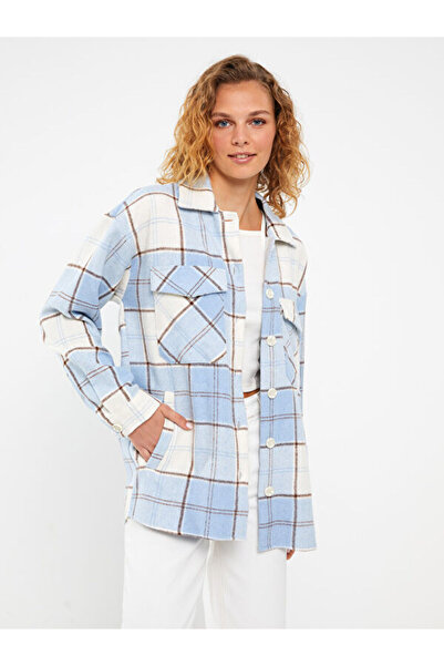 LC Waikiki Închidere cu nasturi în față, cu mâneci lungi, cămașă pentru femei