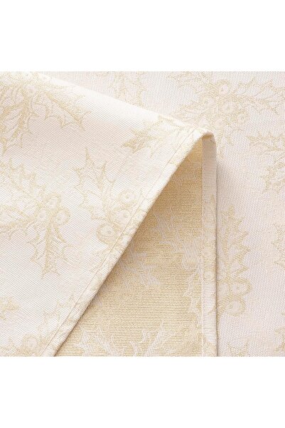 GAMUSI Christmas tablecloth GAMUSI, silver pattern with flowers, rectangular, 140x200 cm, color g