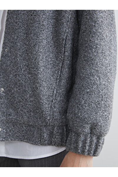 LC Waikiki Stand Collar Women's Cashmere Jacket