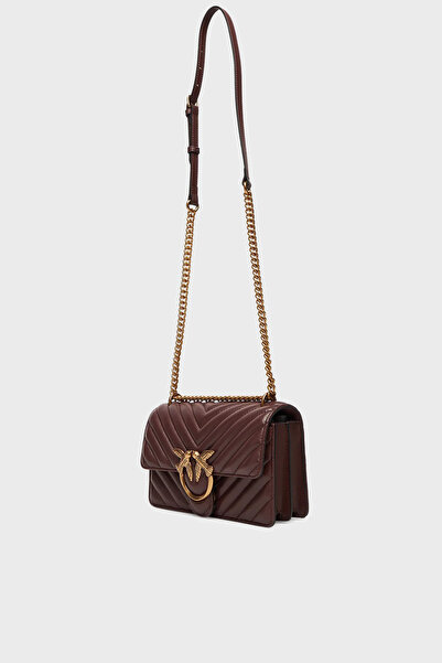 PİNKO Quilted Genuine Leather Adjustable Chain Strap Bag Bag 100074 A0Gk L86Q