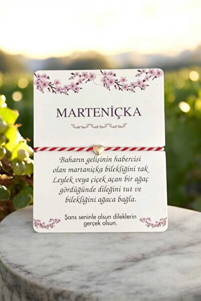 henahera accessory Marteniçka Kalp Dilek Bilekliği Şans Bilekliği Kına Düğün Bilekliği Bride Gelin Nedime Bilekliği