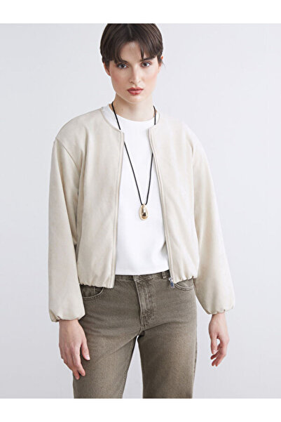 LC Waikiki Jachetă de damă cu aspect de piele intoarsa