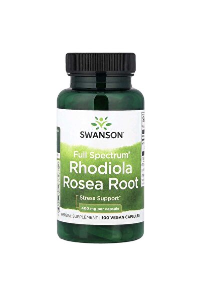SWANSON Rhodiola 400mg adaptogenic الروديولا يساعد الروديولا الجسم للتكيف لضغ...