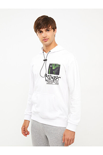 LC Waikiki Чоловіча толстовка з принтом з довгим рукавом