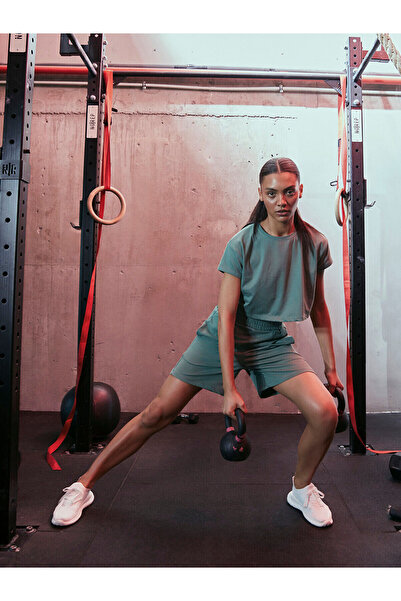 LC Waikiki Özmarka Yeni Sezon Kadın Beli Lastikli Düz Şort