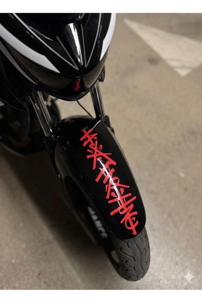 unifol DRİFT L ÖN ÇAMURLUK GRAFİTİ STİCKER KAPLAMA