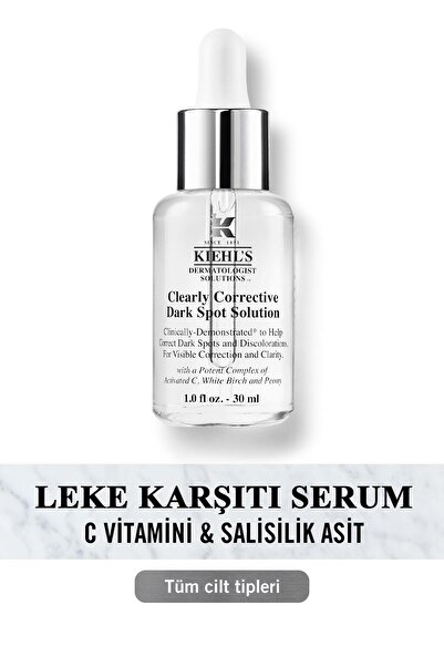 Kiehl's Clearly Corrective Dark Spot Solution C Vitamini İçeren Koyu Leke Kar...