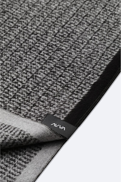 Avva Ανδρικό σάλι με μαύρο σχέδιο A52Y9404