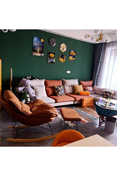 HALAMODO Bohemian Fringed Carpet made of Soft Touch Hand-Woven Cotton And Linen, Multicolour, 200x140cm