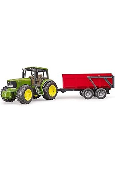 SHC42000 Bruder Br02057 John Deere 6920 Traktör+ Kırmızı Römork