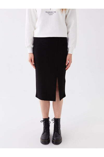 LC Waikiki Dámská Slim Fit rovná tužková sukně