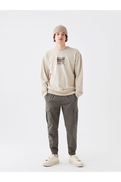 LC Waikiki LCW بنطال كارجو رجالي كاجوال ذو مقاس قياسي