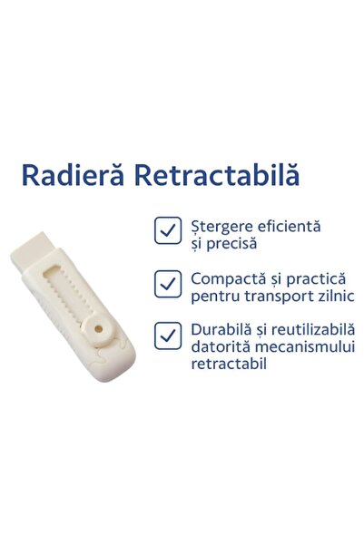 NEO ™ Endless-Tip Pencil Set with Retractable Eraser, Multifunctional, Durable, Pink