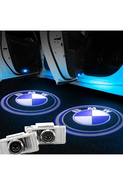 lumixauto Set of 2 Car Door Logo Projection LED Lights for BMW E90/E60/F10/F01 Series 3/5/6/7, Plug & Play