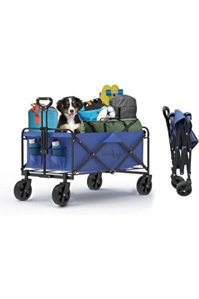 Miskat Trading عربة تسوق خارجية متعددة الوظائف قابلة للطي للتخييم وعربات التس...