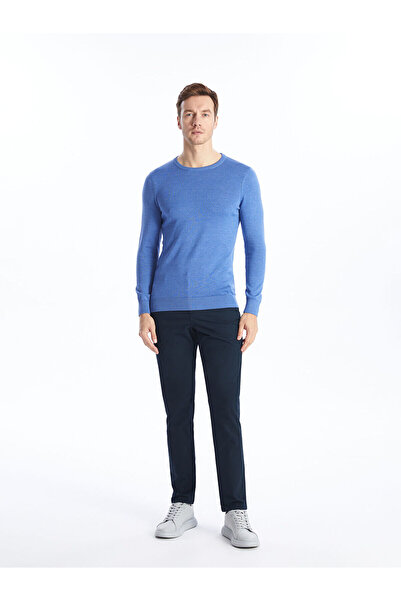 LC Waikiki Pulover pentru bărbați cu mânecă lungă cu guler rotund