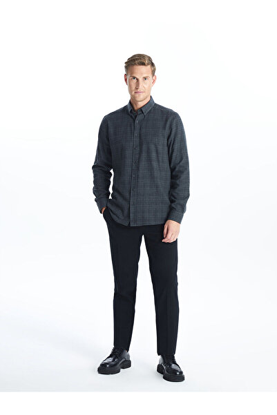 LC Waikiki Regular Fit Long Sleeve Dobby Men's Shirt