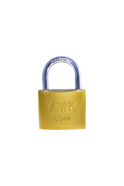 shopwave Eco Yellow Painted Short Hook Padlock 20mm