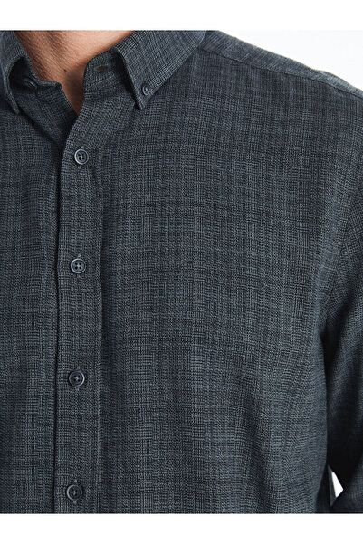 LC Waikiki Regular Fit Long Sleeve Dobby Men's Shirt