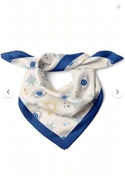 Seyra Nehir Eşarp Göz Desenli Bandana
