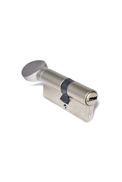 shopwave Eco 68mm Satin Cerman Latched Hybrid Barrel, Door Cylinder