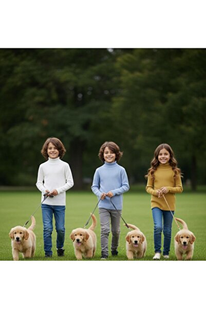 Mcr سترة أطفال بأكمام طويلة وياقة دائرية للجنسين قماش مجدّل من القطن باللون ا...