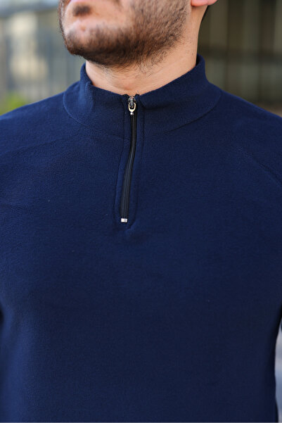 Berka Mock Neck Polar Sweatshirt – Cold-Proof, Non-Pilling, Comfortable Fit