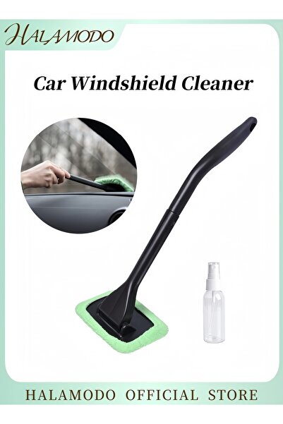 HALAMODO مجموعة تنظيف نوافذ السيارة أداة تنظيف الزجاج الأمامي القابلة للإزالة...