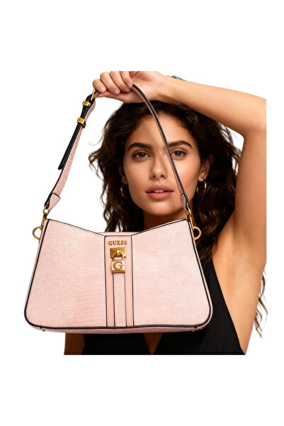 Guess Lizard-print Shoulder Bag, Underarm Bag, Women's Bag,30x18x8cm