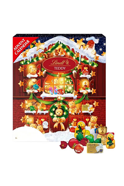 CADO ليندت شجرة عيد الميلاد تقويم عيد الميلاد شوكولاتة الحليب بأشكال متنوعة -...