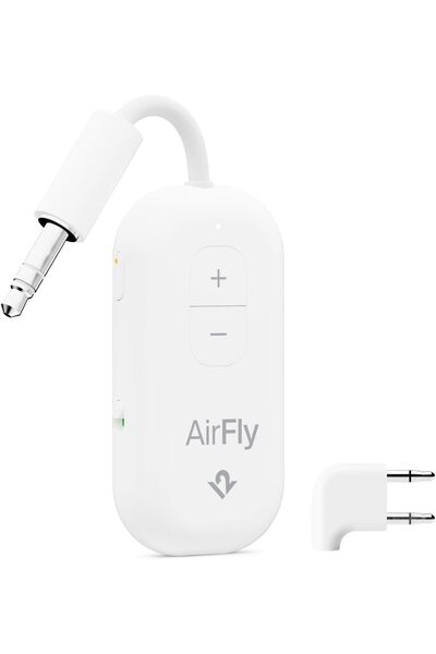Twelve South AirFly Pro 2 Deluxe – Bluetooth Adapter for Airplane, Pair 2 Air...