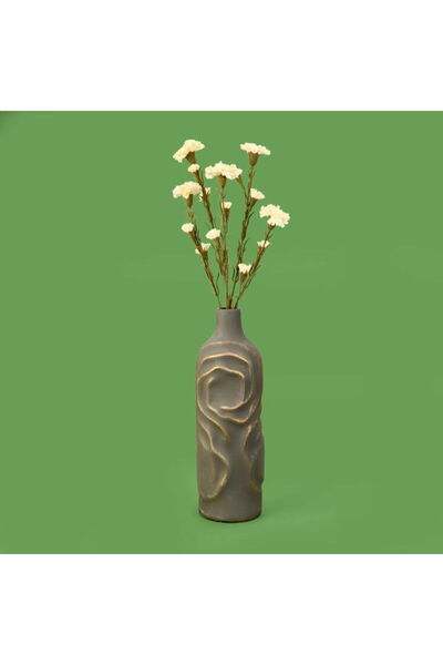 Evidea Deco Kranfil Dal Çiçek - Krem - 68 cm